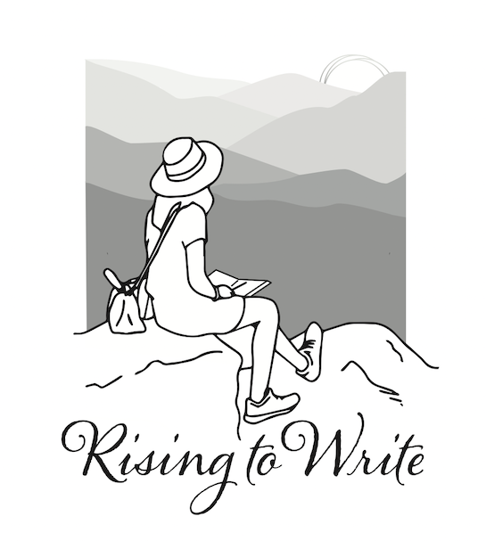 Rising to Write Logo